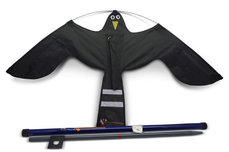 Cerf-volant effaroucheur Black Hawk Kite 7m